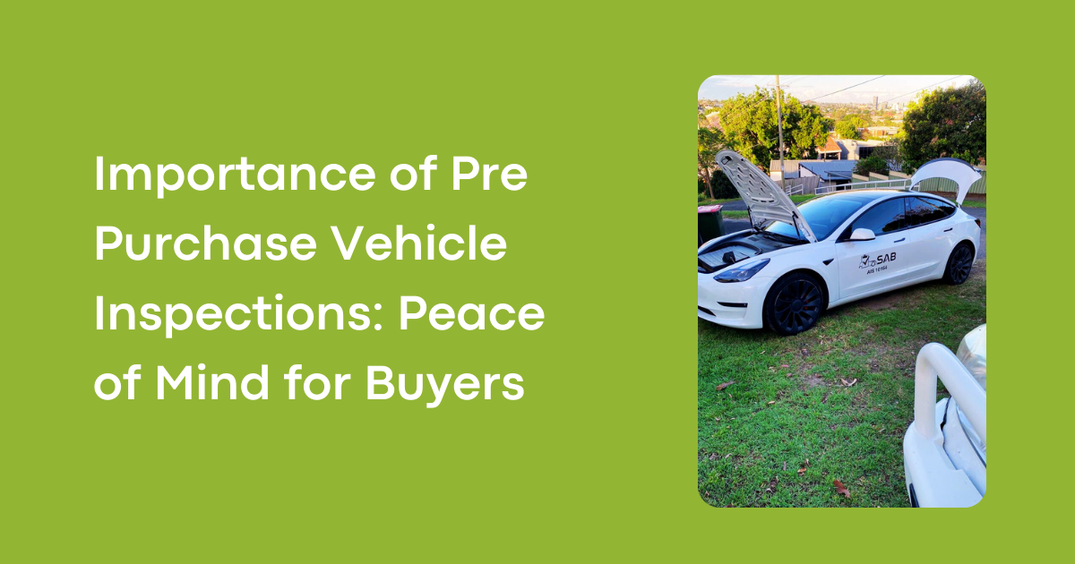 Importance Of Pre Purchase Vehicle Inspections Peace Of Mind For