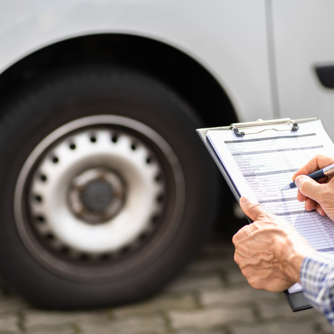 Checklist of items inspected during a roadworthy inspection in QLD.